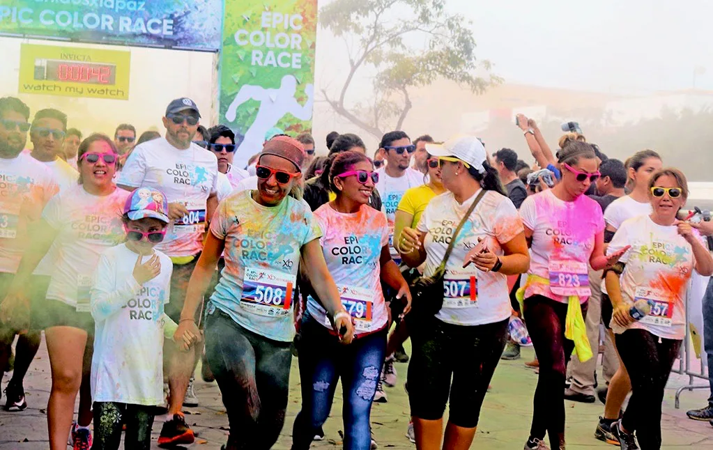 Participantes durante un evento recreativo de Motion Events